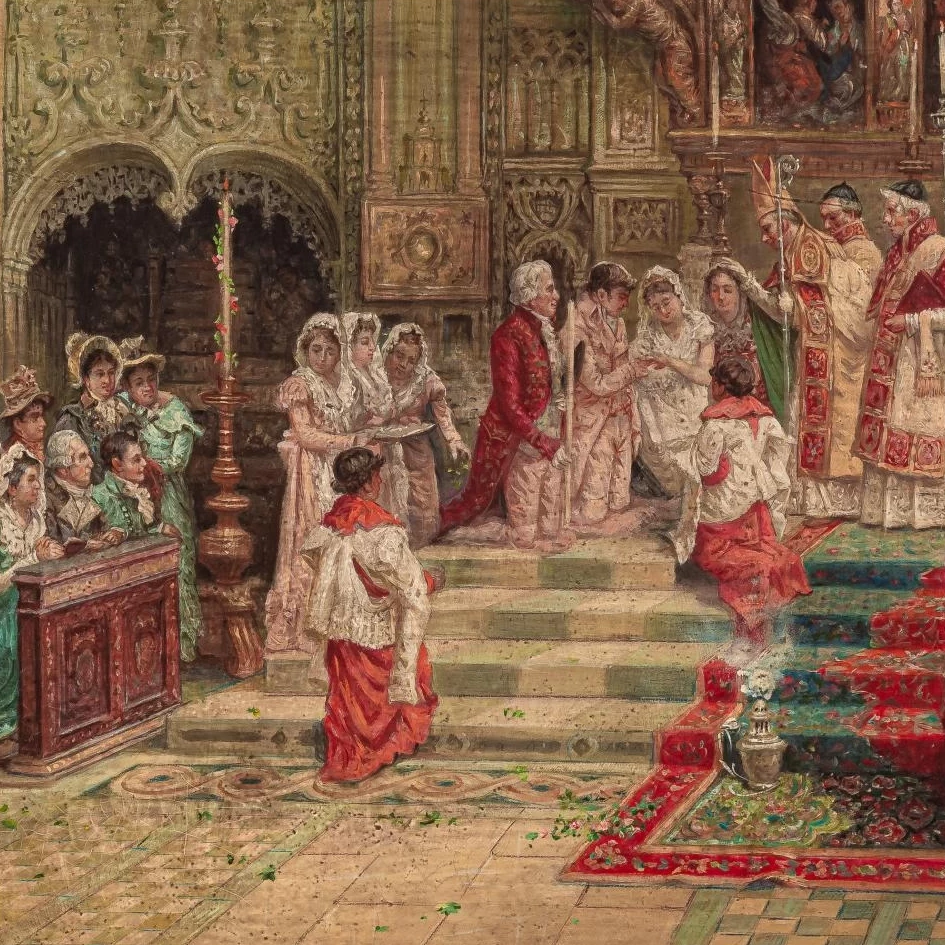 Luis Jiménez Aranda - Il matrimonio, dettaglio